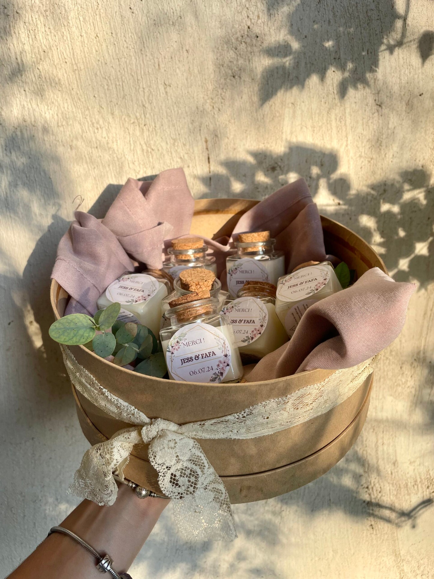 Bougie personnalisée - Baby Shower