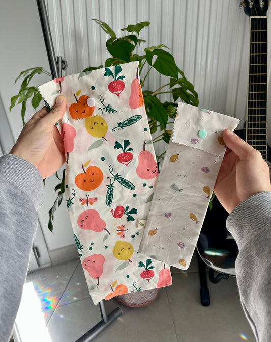 Pack Pique nique - Pochette à Sandwich + Pochette à couverts