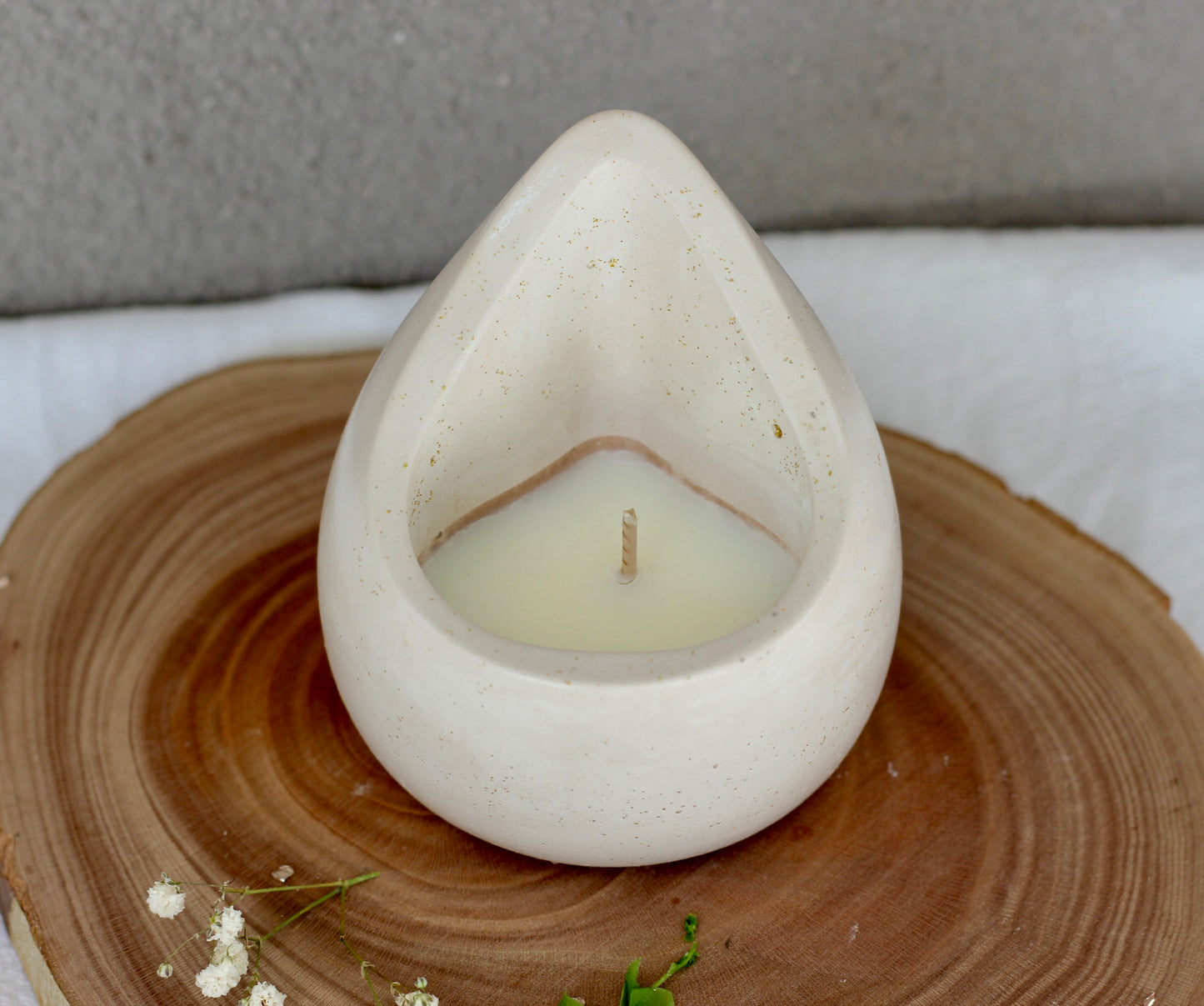 Bougie Goutte - Parfum vanille💧