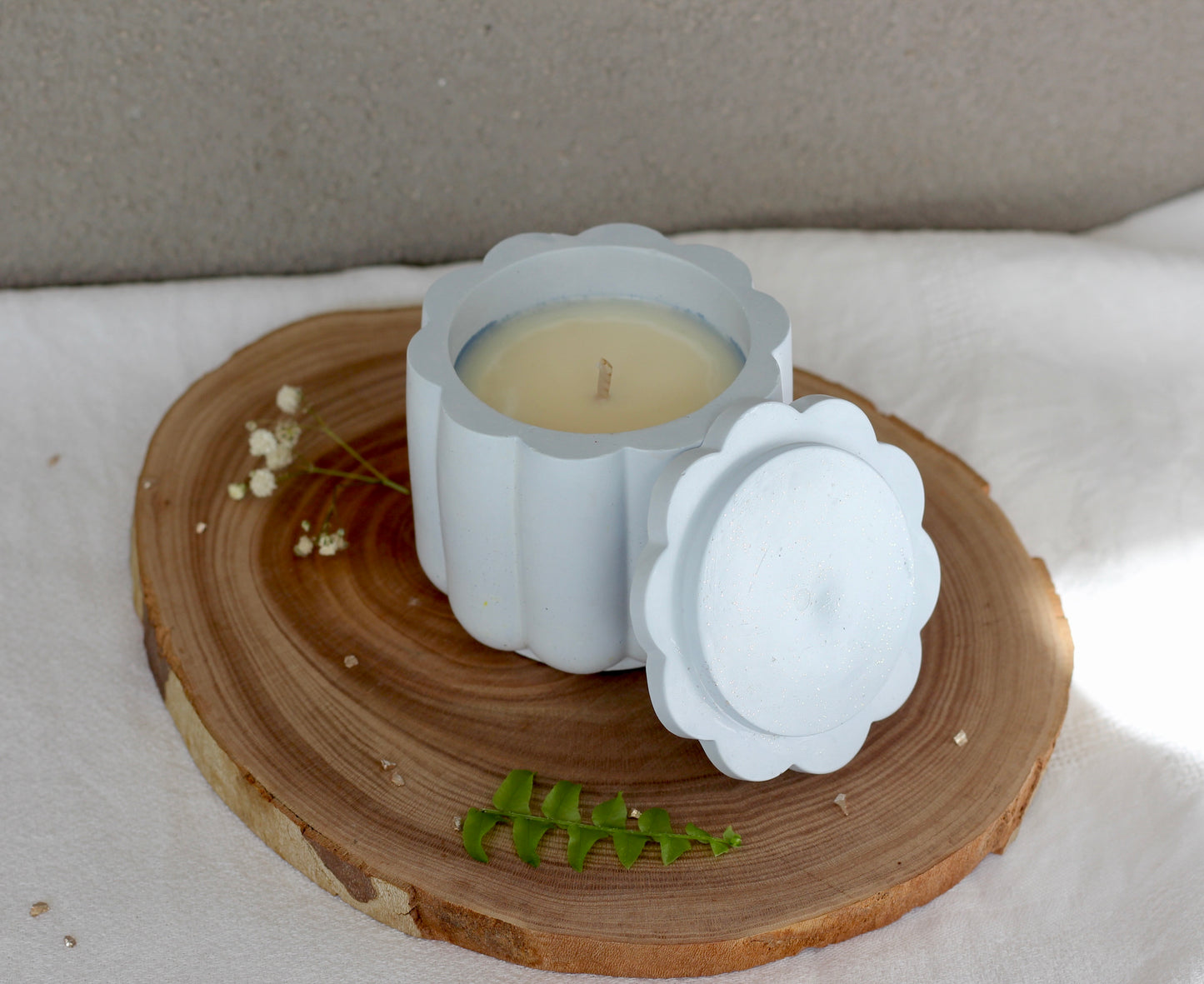 Bougie Marguerite - Parfum Jasmin 🌼