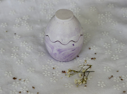 Bougie œuf de Pâques - Parfum fleur de cerisier