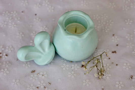 Bougie lapin - Parfum vanille