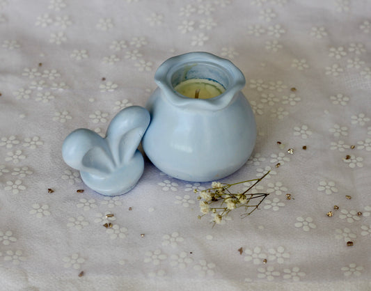 Bougie lapin - Parfum chocolat praliné