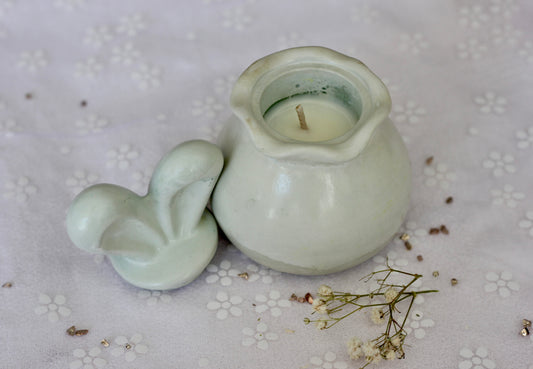 Bougie lapin - Parfum fleur de cerisier