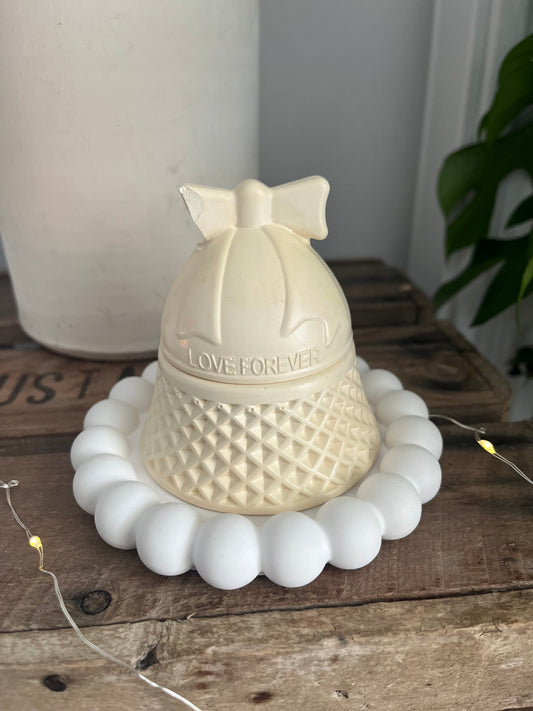 Coupelle ronde à bougie ou à bijoux - Marbré ✨