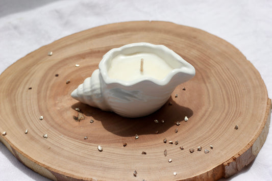 Bougie coquillage - Fleur de cerisier