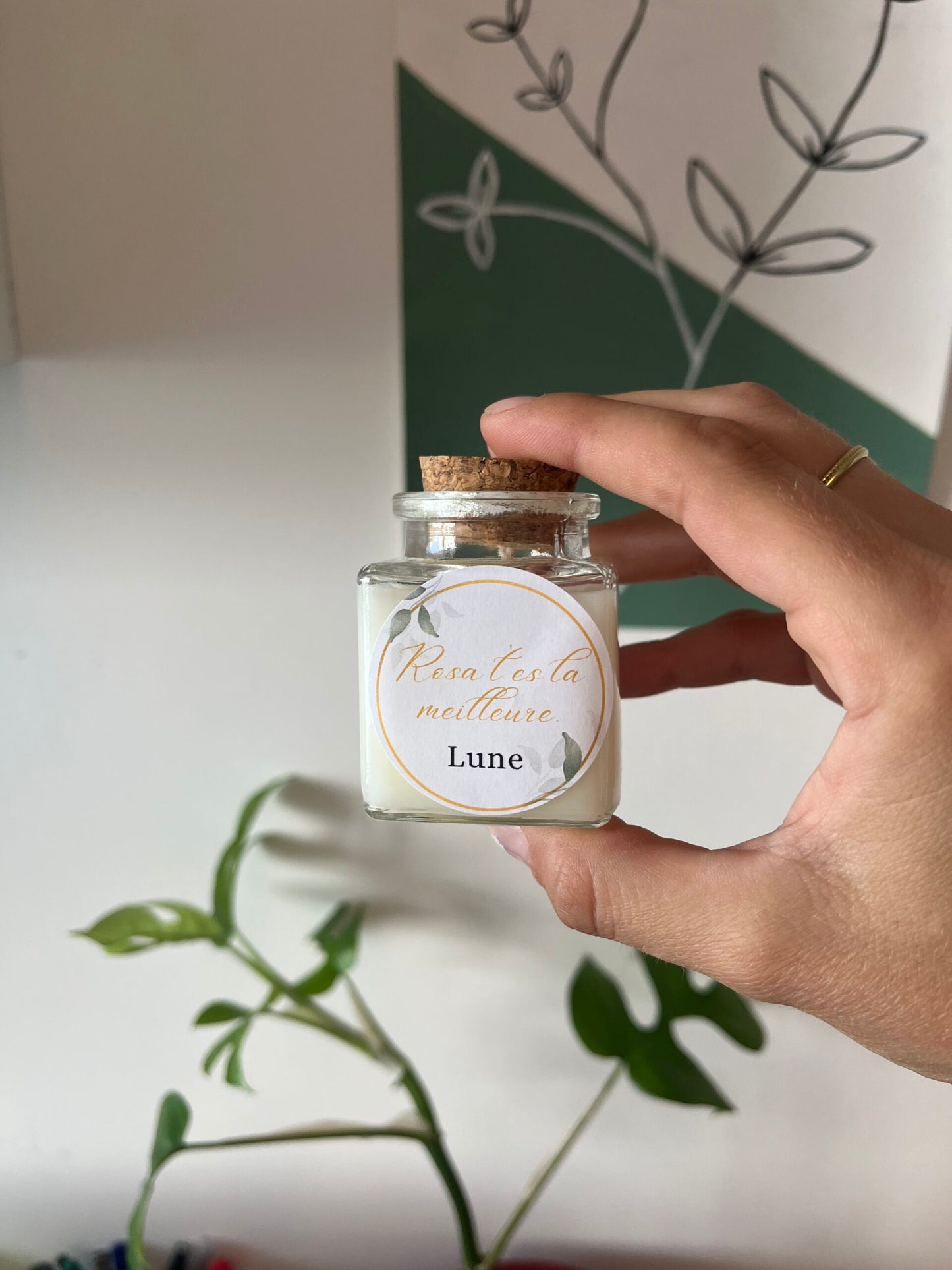 Bougie personnalisée - Merci Maitresse