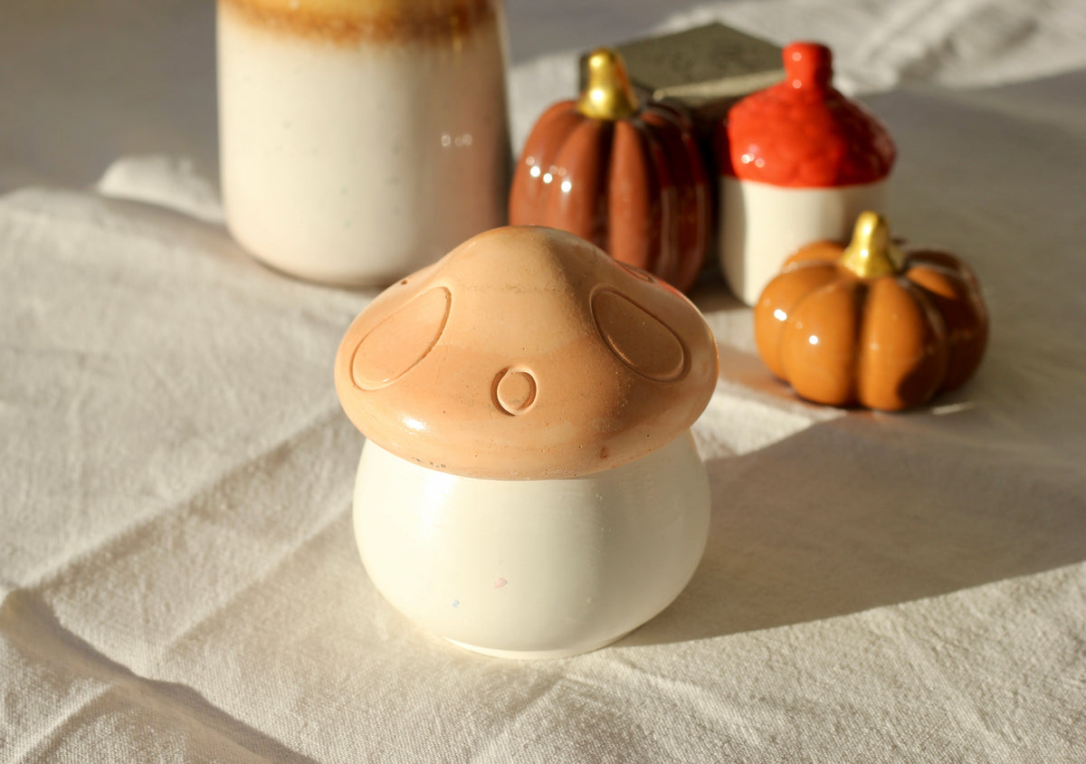 Bougie Champignon - Citrouille givrée