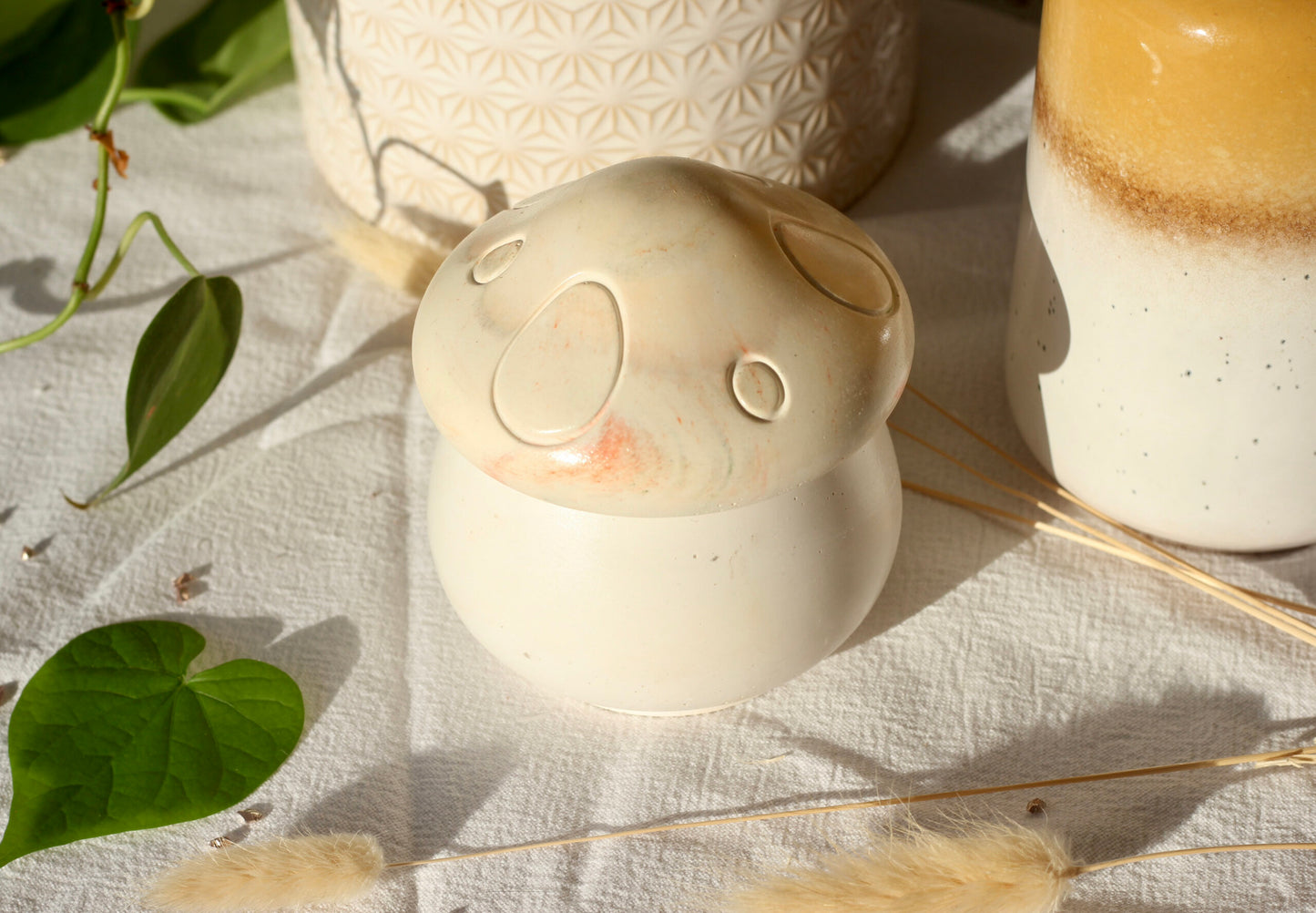 Bougie Champignon - Petit beurre