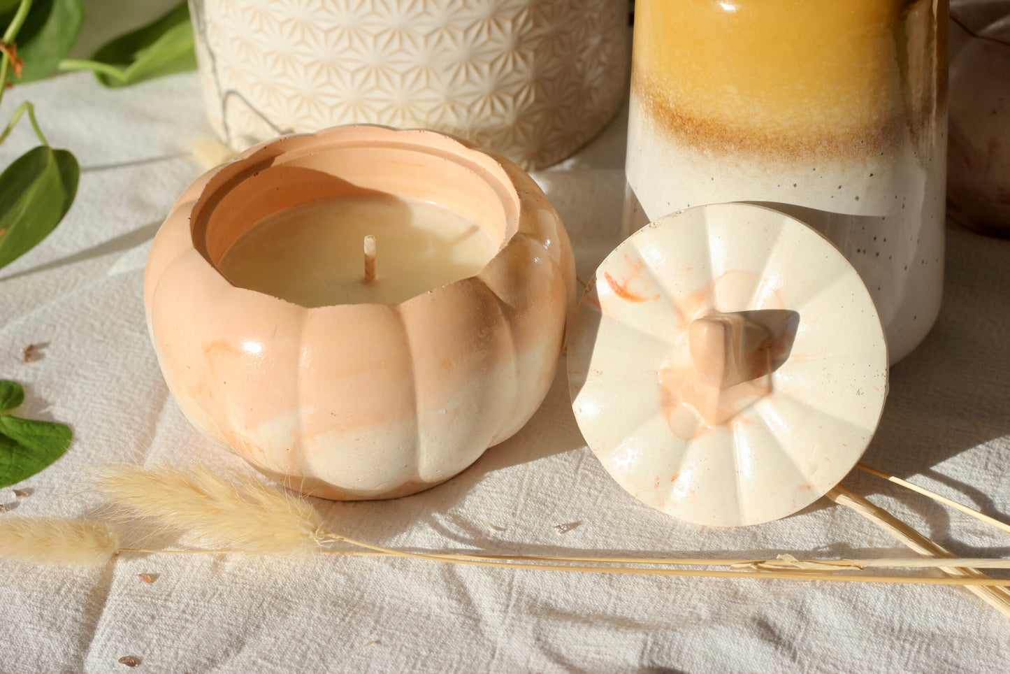 Bougie Citrouille - Caramel crémeux