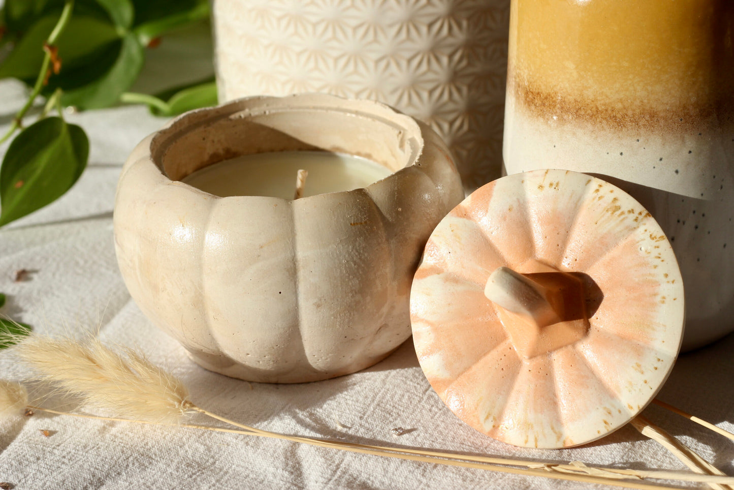 Bougie Citrouille - Caramel crémeux