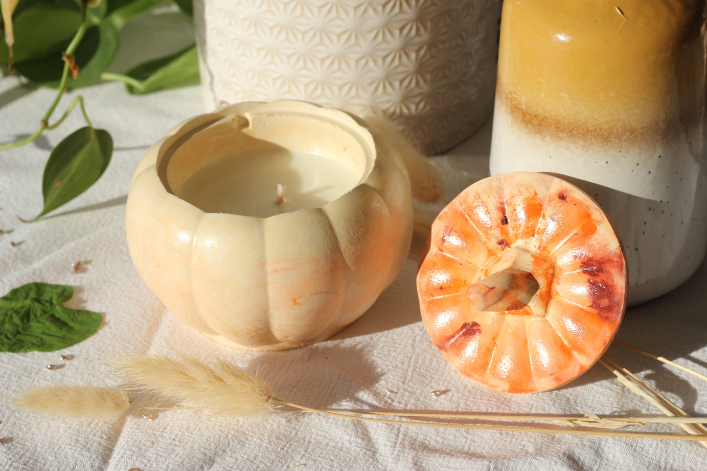 Bougie Citrouille - Marron chaud