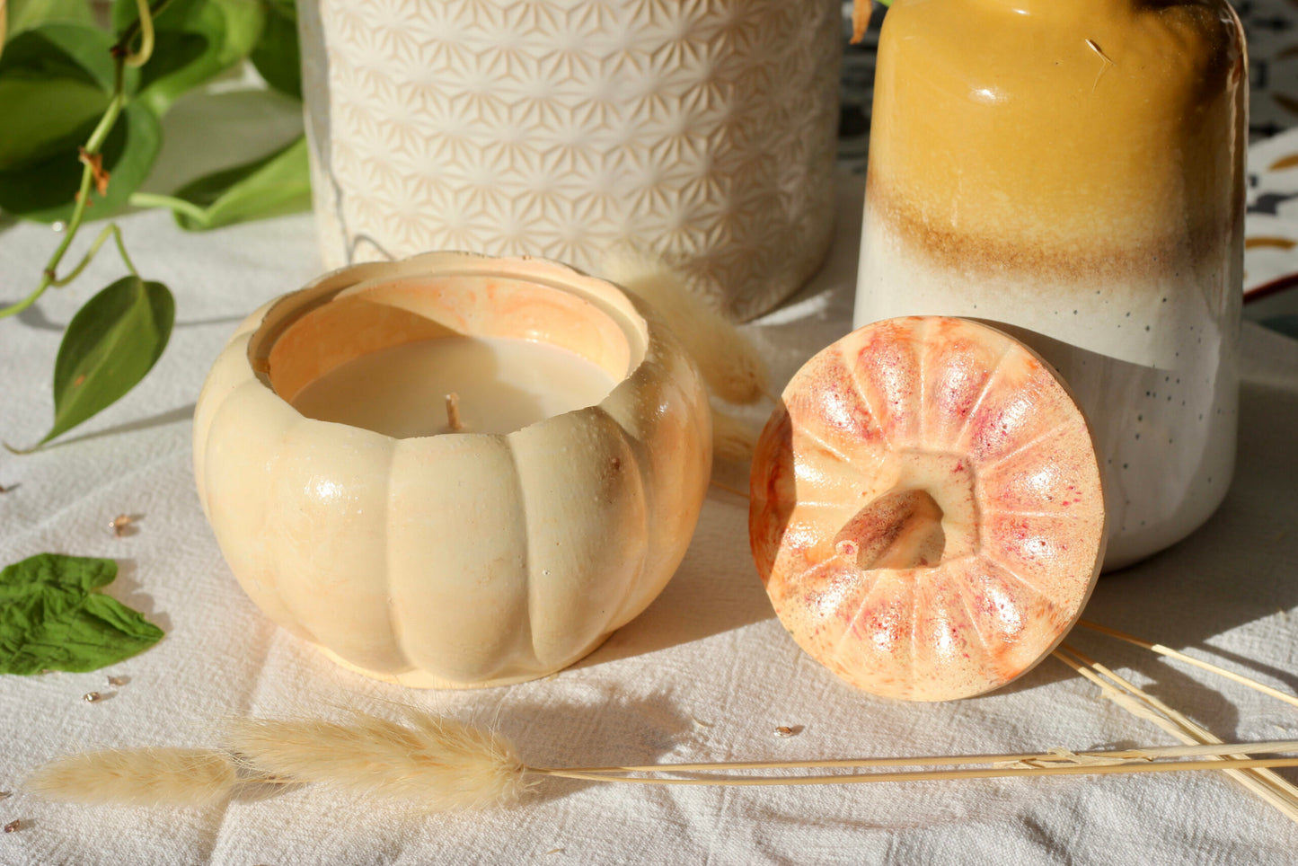 Bougie Citrouille - Marron chaud