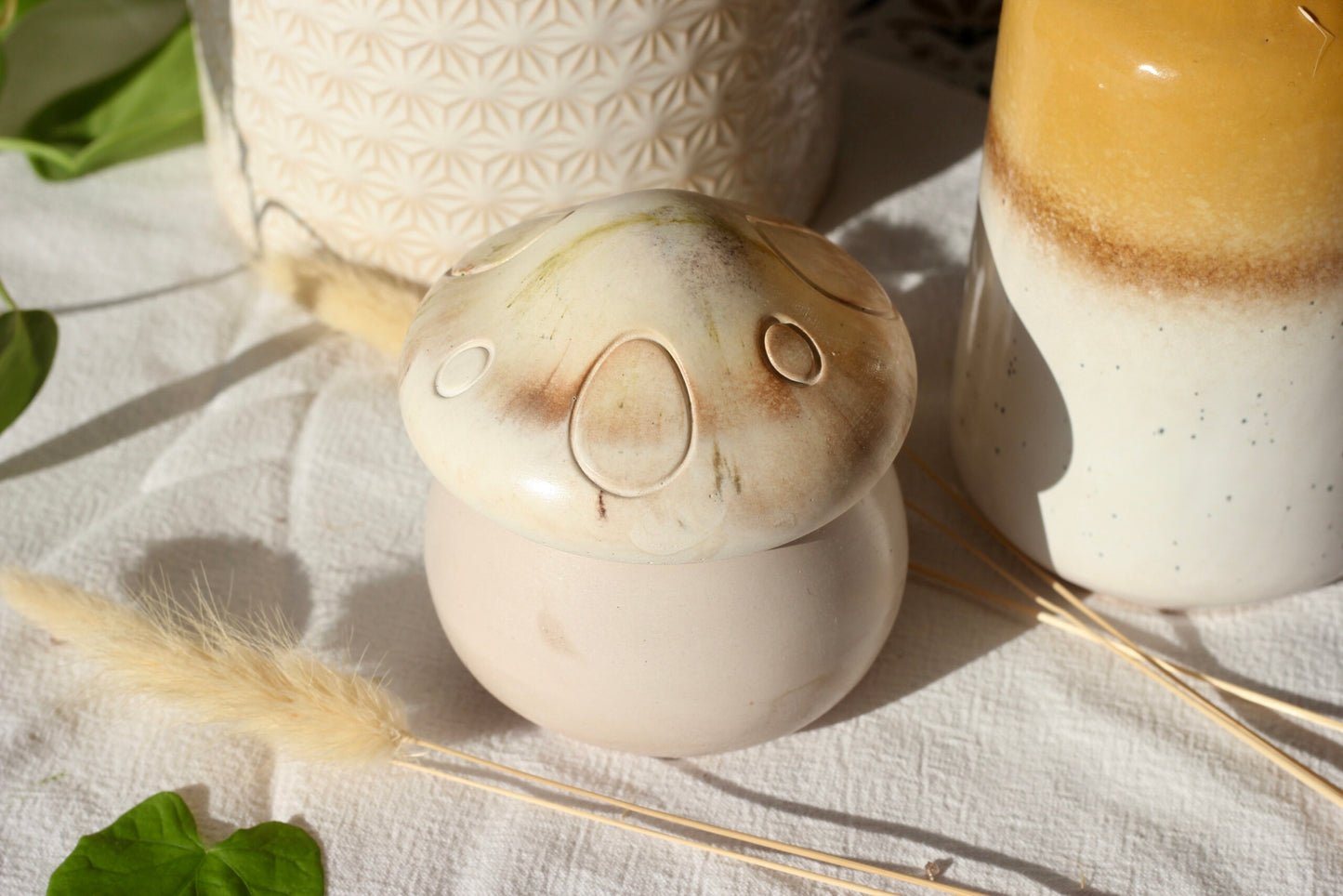 Bougie Champignon - Marron chaud