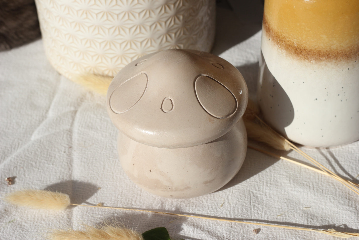 Bougie Champignon - Citrouille givrée
