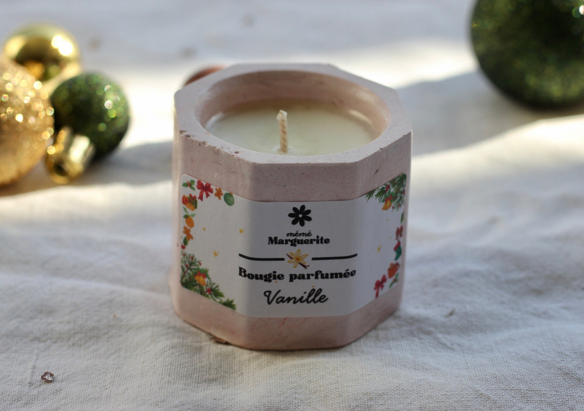 Bougie hexagonale - Vanille