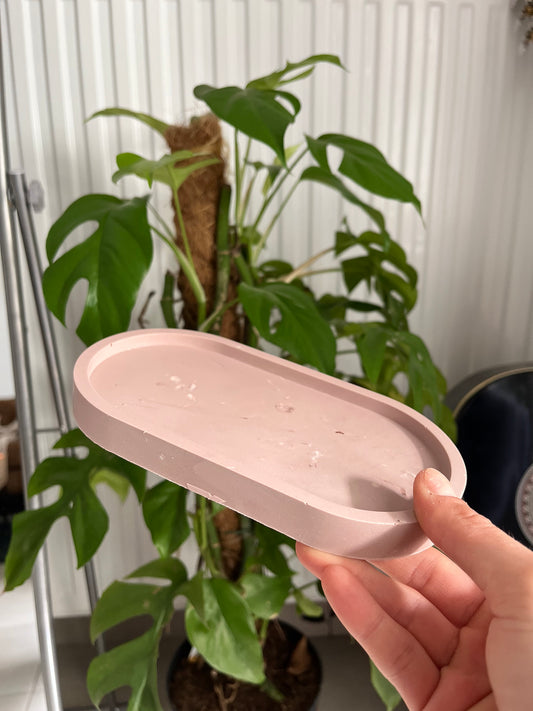 Coupelle ovale simple à bougie ou à bijoux - Marron ✨