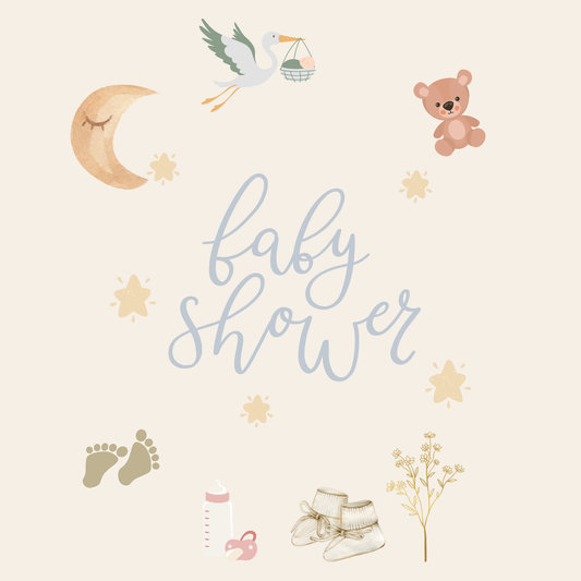 Bougie personnalisée - Baby Shower
