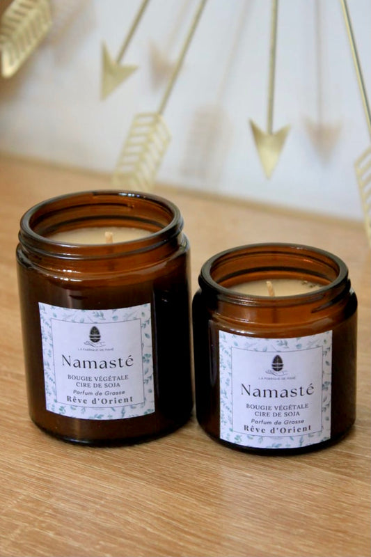 Bougie Yoga Namasté - Rêve d'Orient