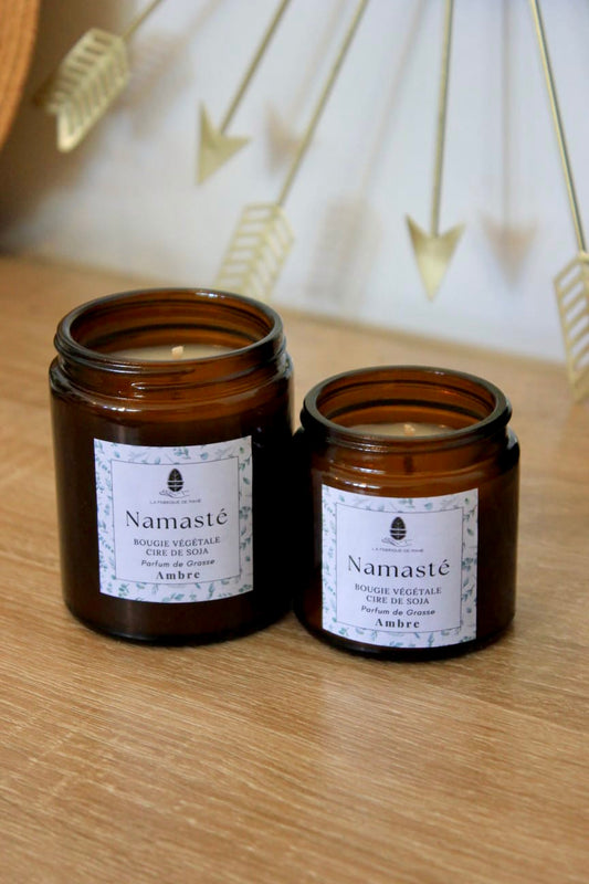 Bougie Yoga Namasté - Ambre