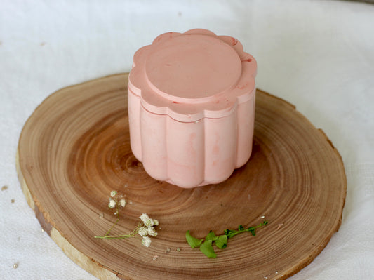 Bougie Marguerite - Parfum clémentine-monoï🌼