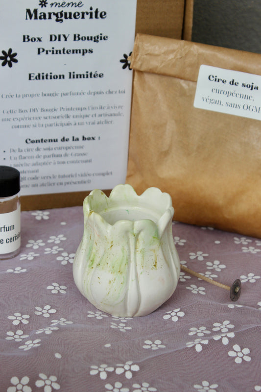 🕯️Box DIY Bougie Printemps - Tulipe 🌷