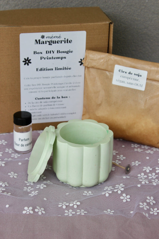 🕯️Box DIY Bougie Printemps - Marguerite 🏵️