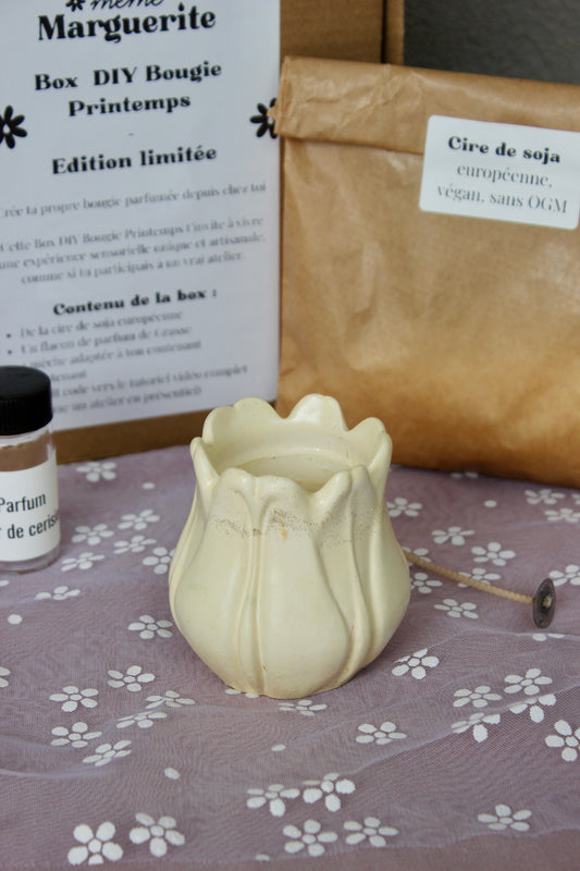 🕯️Box DIY Bougie Printemps - Tulipe 🌷