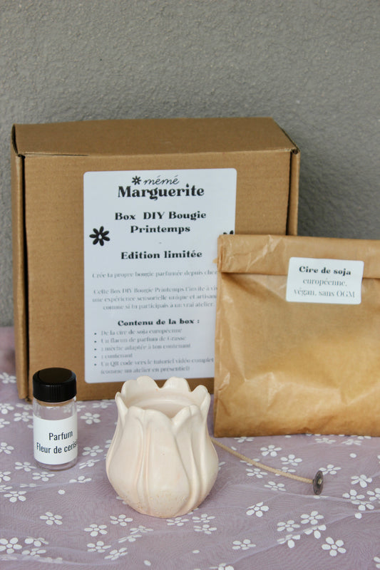 🕯️Box DIY Bougie Printemps - Tulipe 🌷