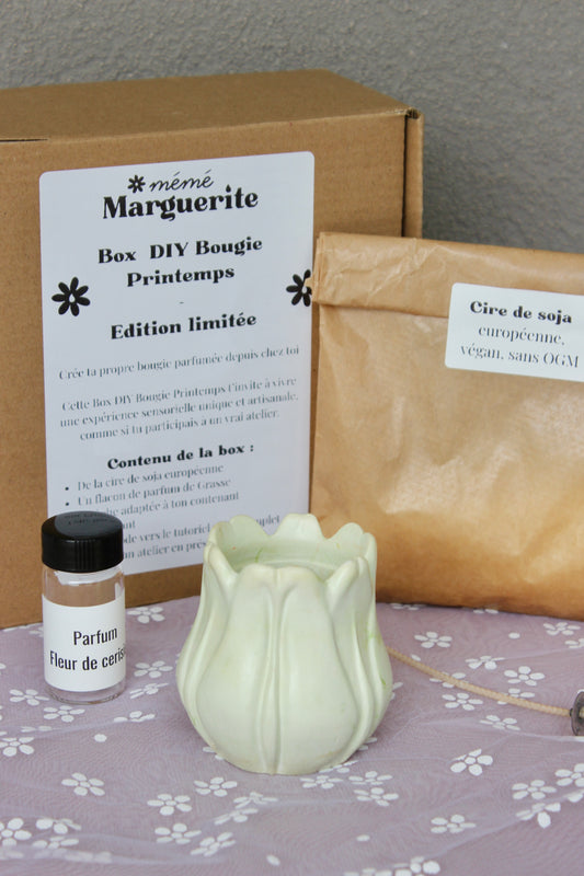 🕯️Box DIY Bougie Printemps - Tulipe 🌷