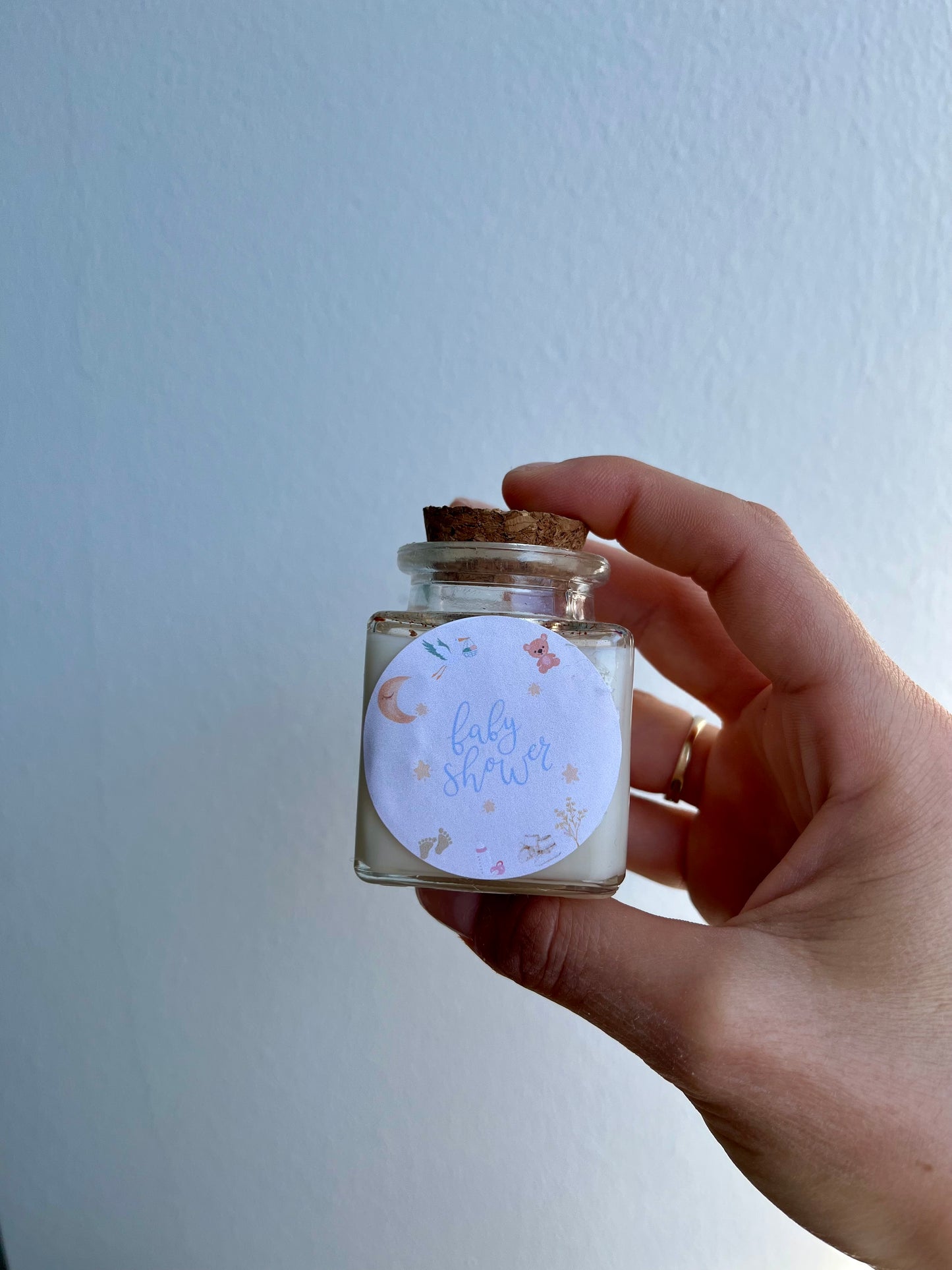Bougie personnalisée - Baby Shower