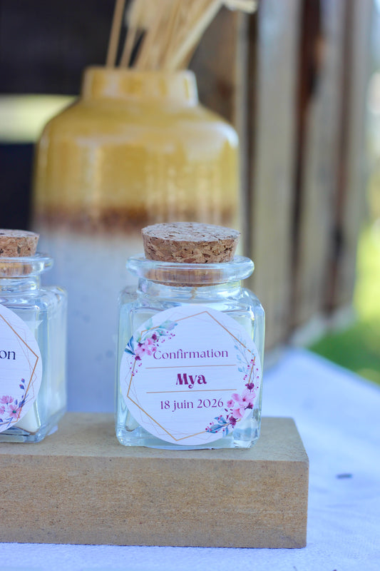 Bougie personnalisée - Confirmation 50g