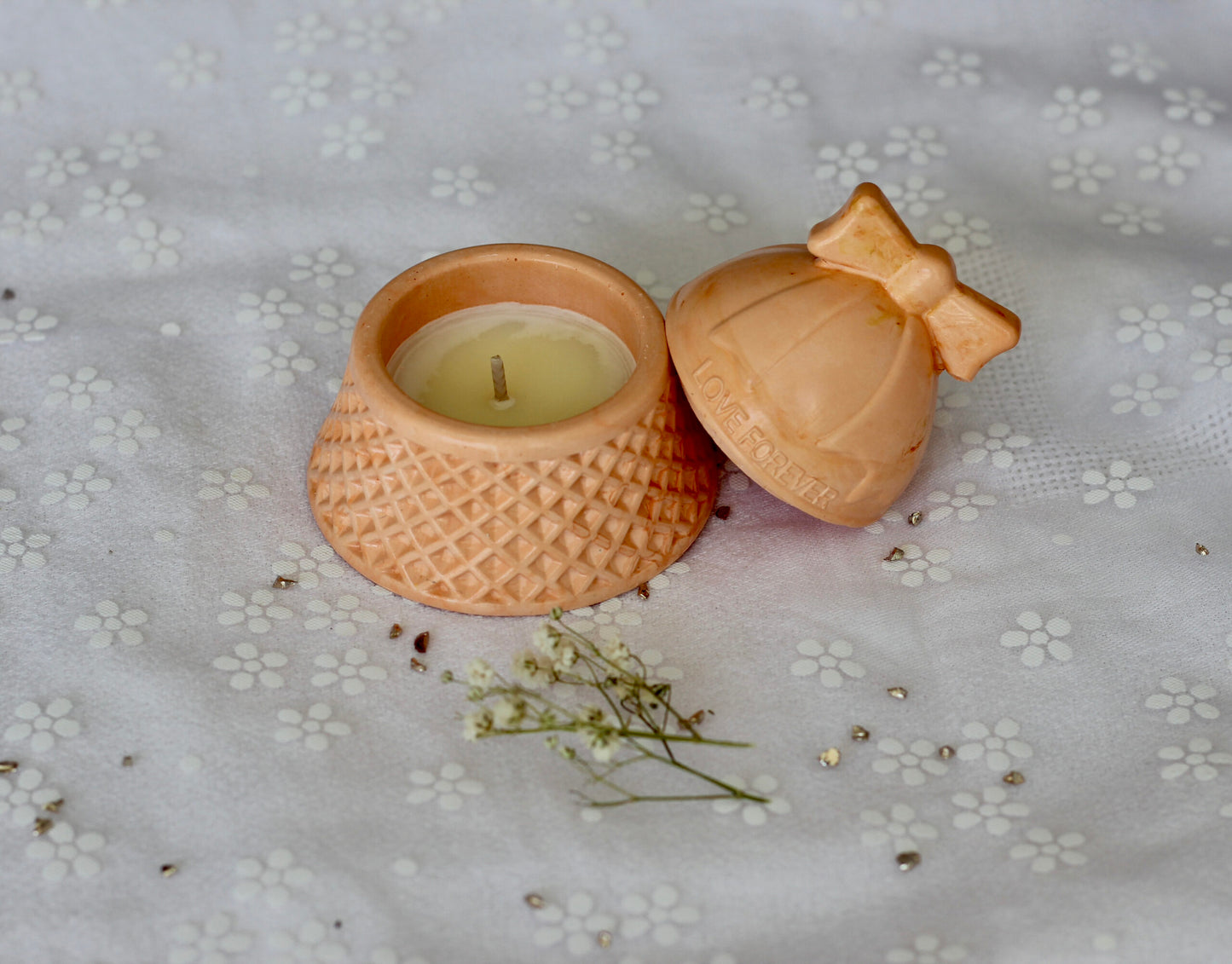 Bougie cloche - Parfum petit beurre