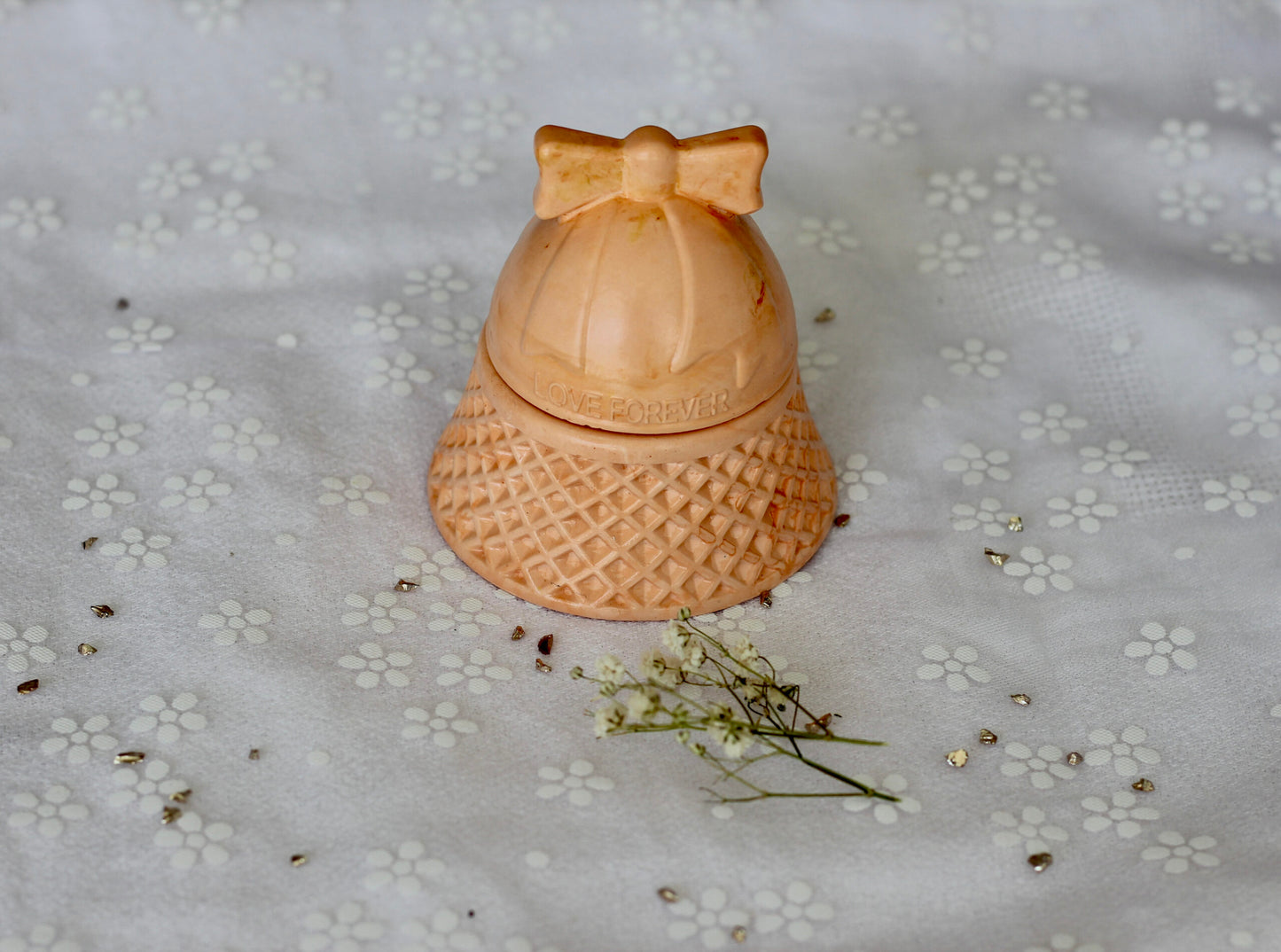 Bougie cloche - Parfum petit beurre