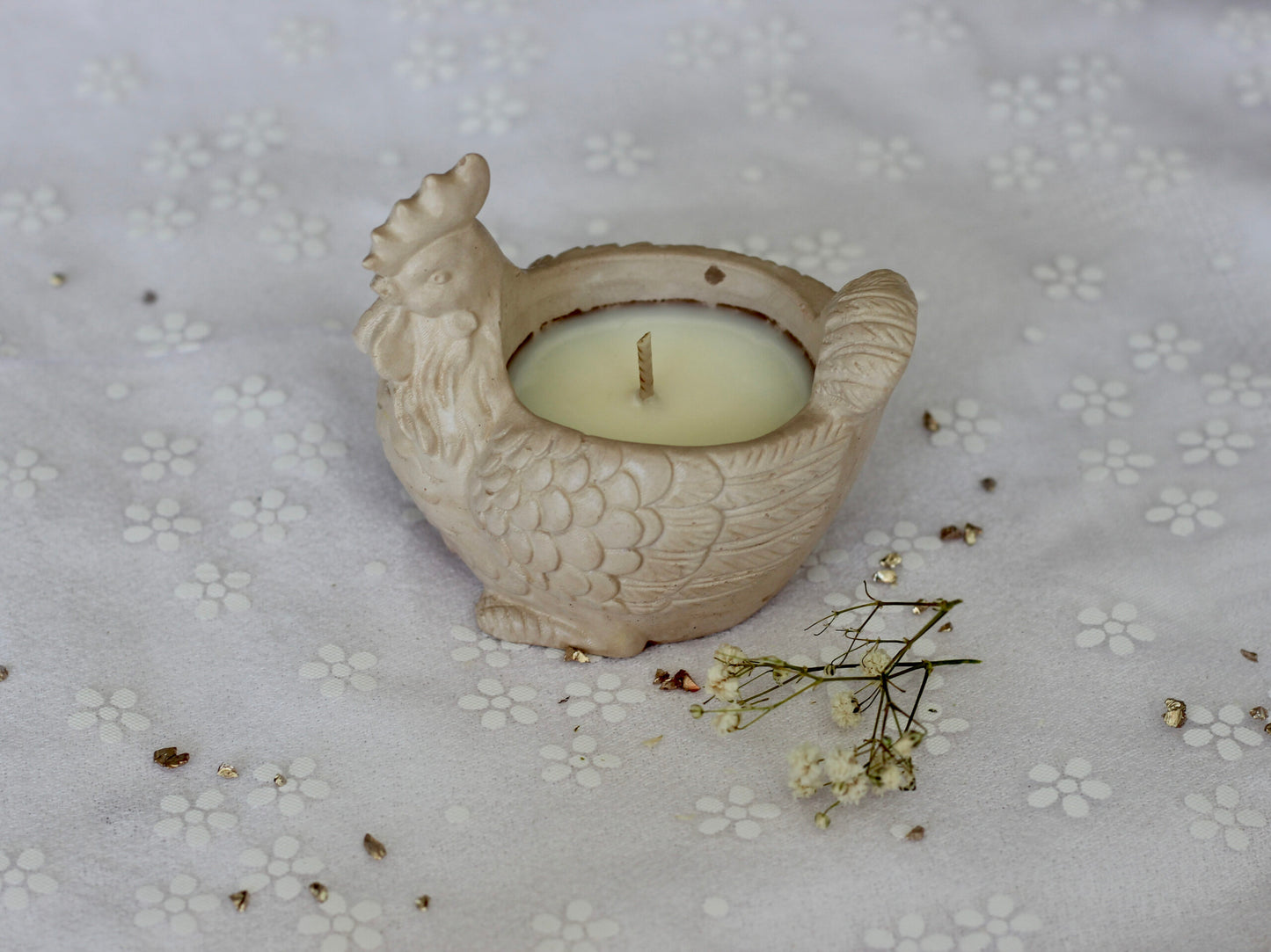 Bougie poule - Parfum fleur de cerisier