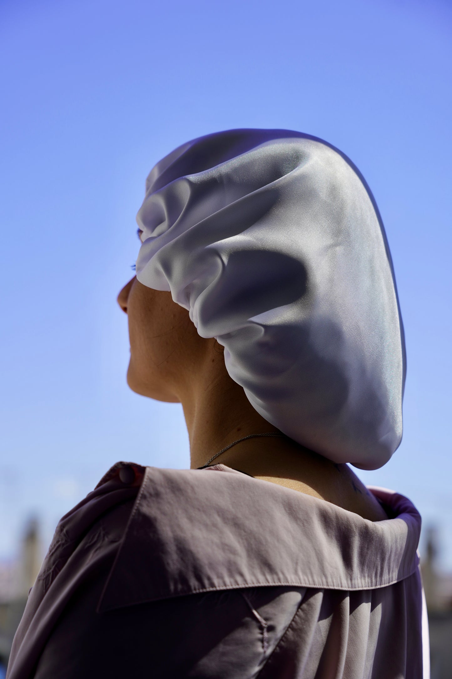Bonnet en satin - tout type de cheveux
