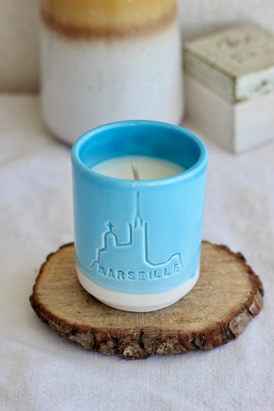 Bougie Marseille - Bleu turquoise