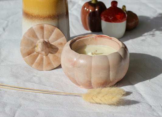 Bougie Citrouille - Petit beurre