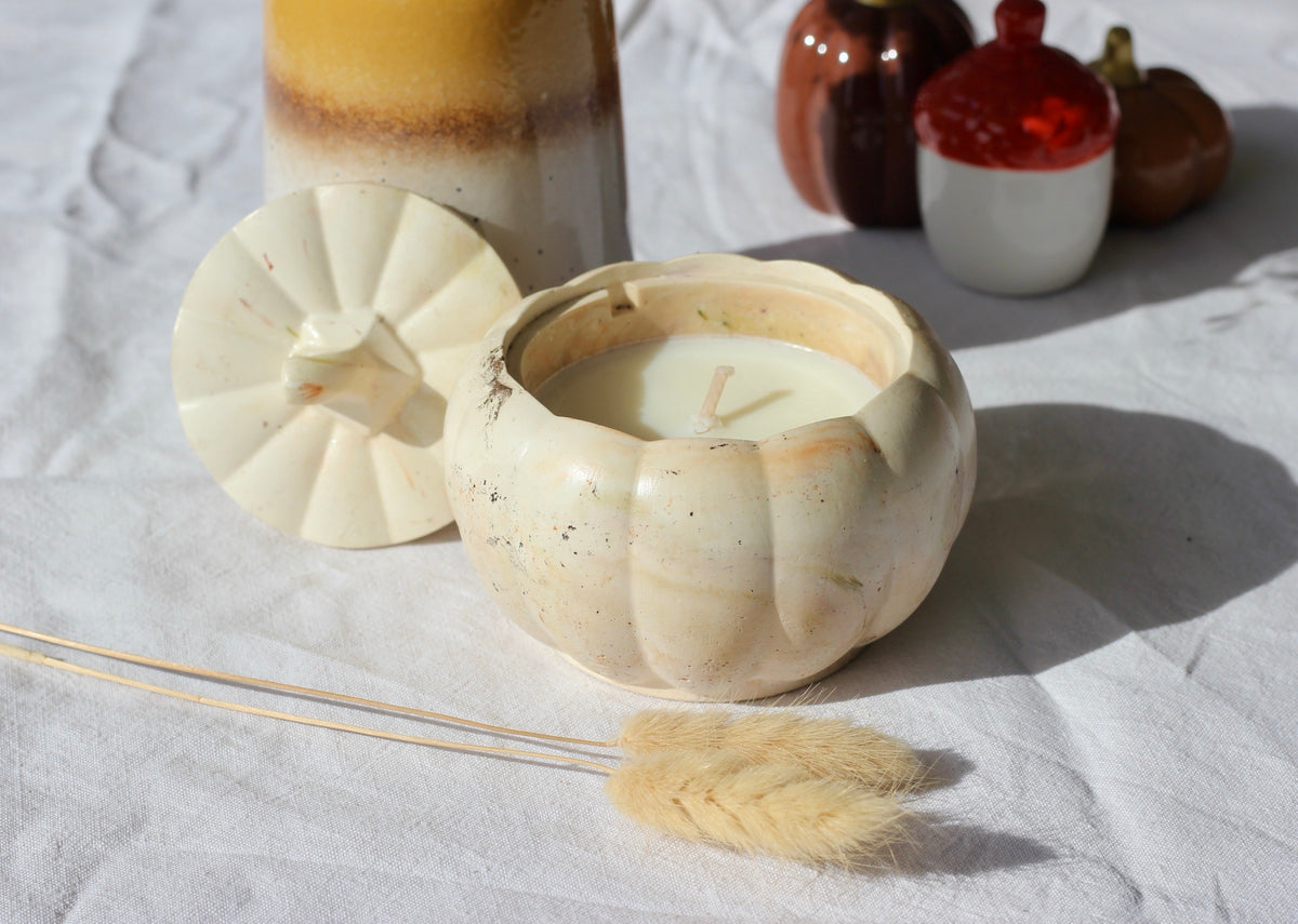 Bougie Citrouille - Orange Cannelle