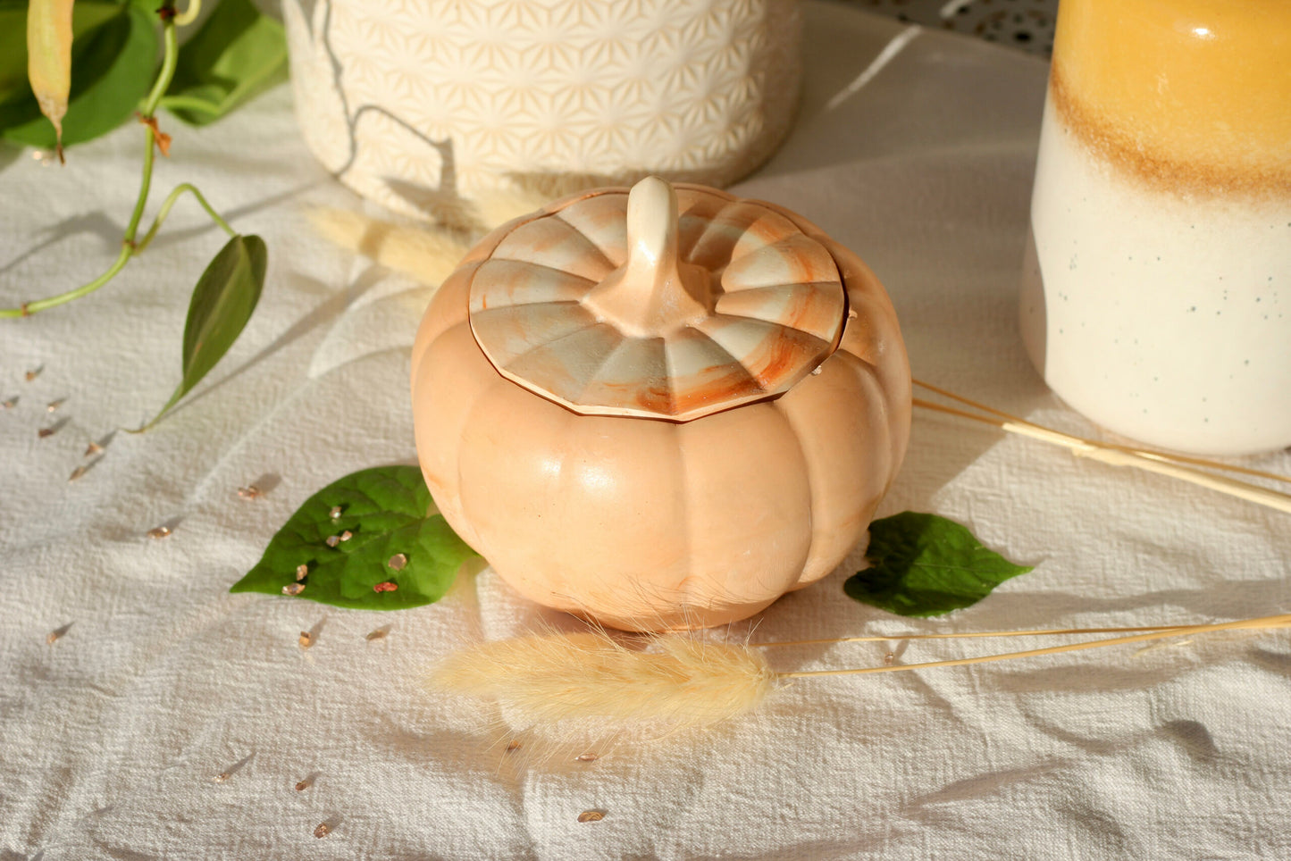 Bougie Citrouille - Orange Cannelle