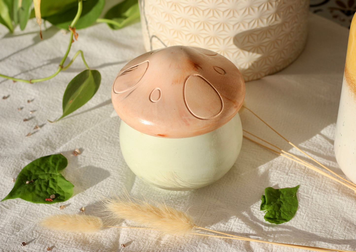Bougie Champignon - Ambre