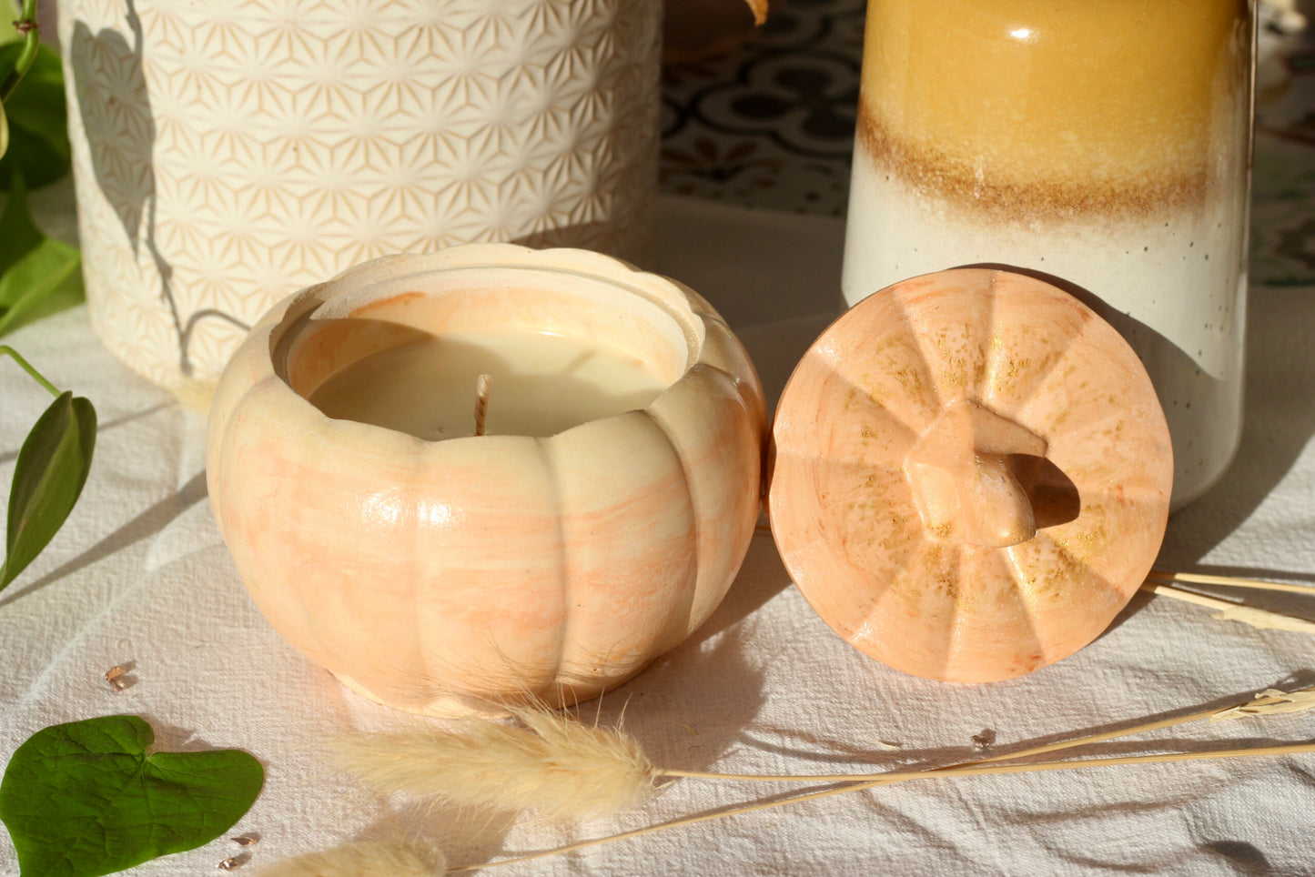 Bougie Citrouille - Caramel crémeux