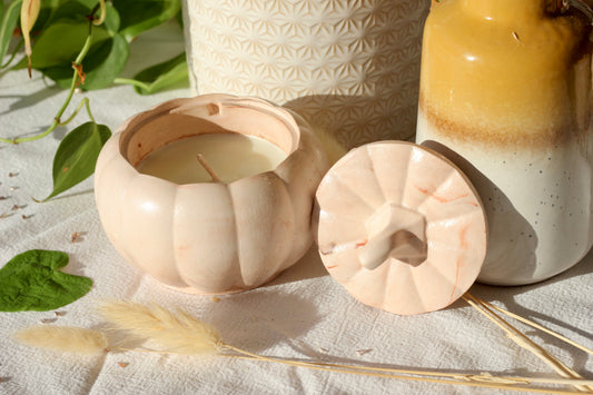 Bougie Citrouille - Caramel crémeux