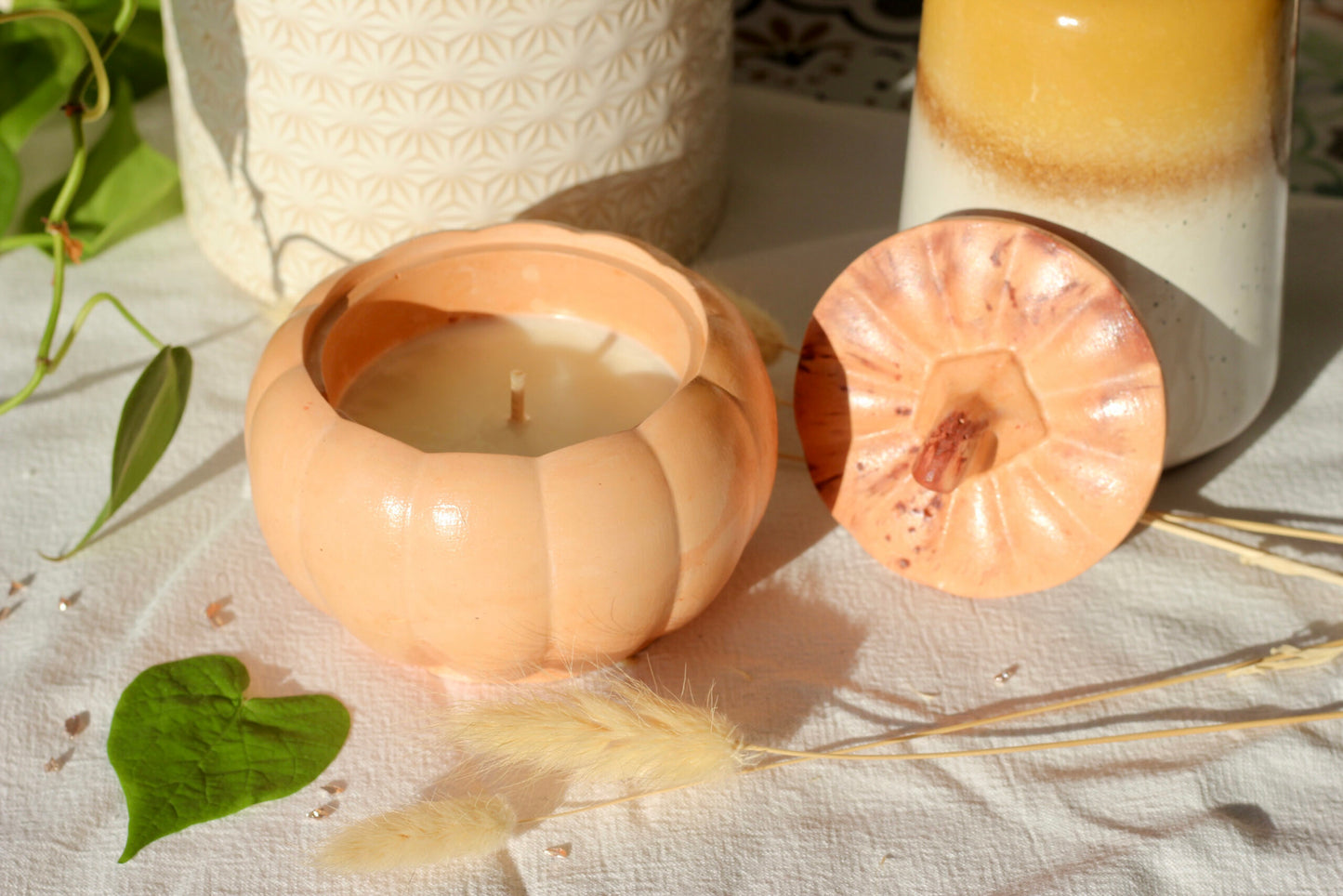 Bougie Citrouille - Caramel crémeux