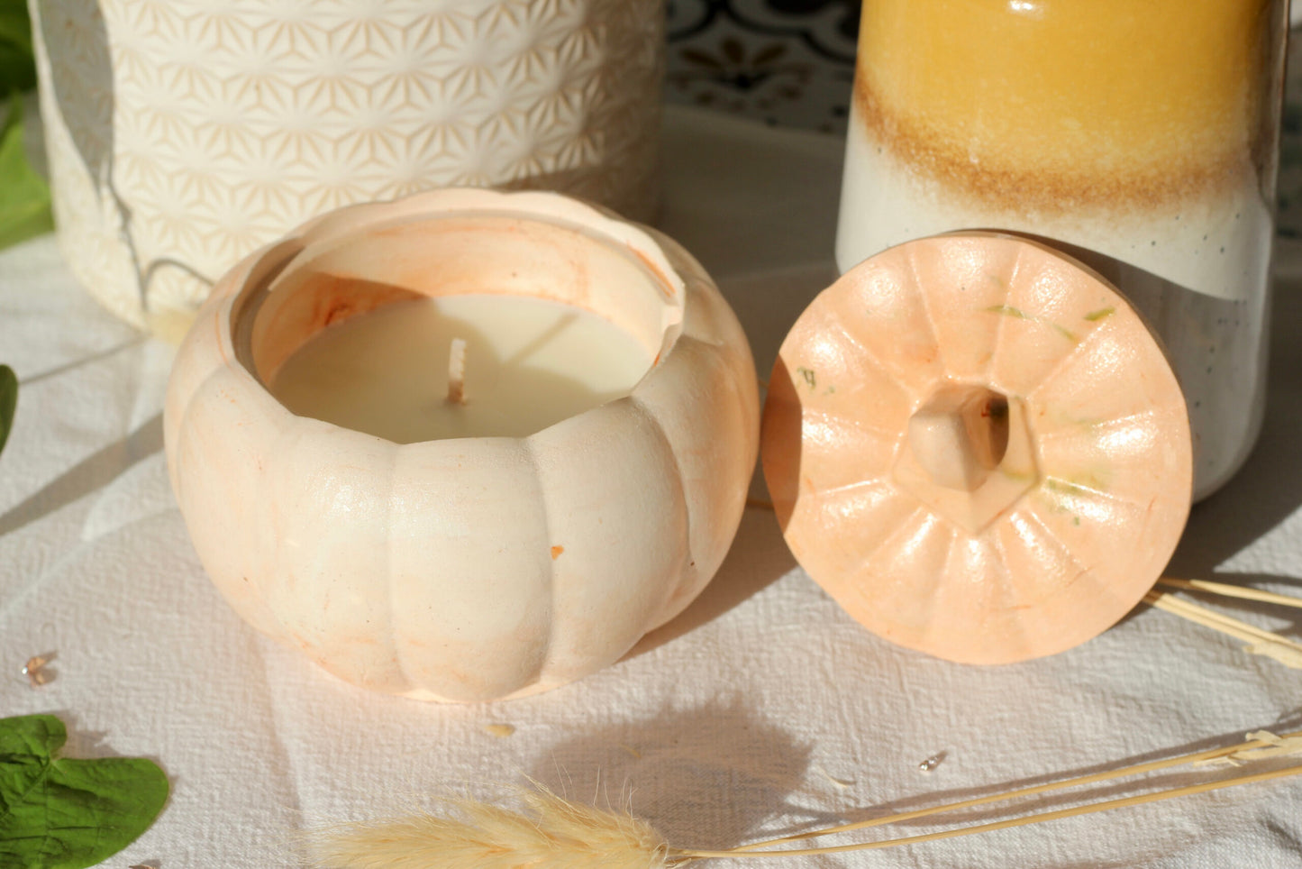 Bougie Citrouille - Marron chaud