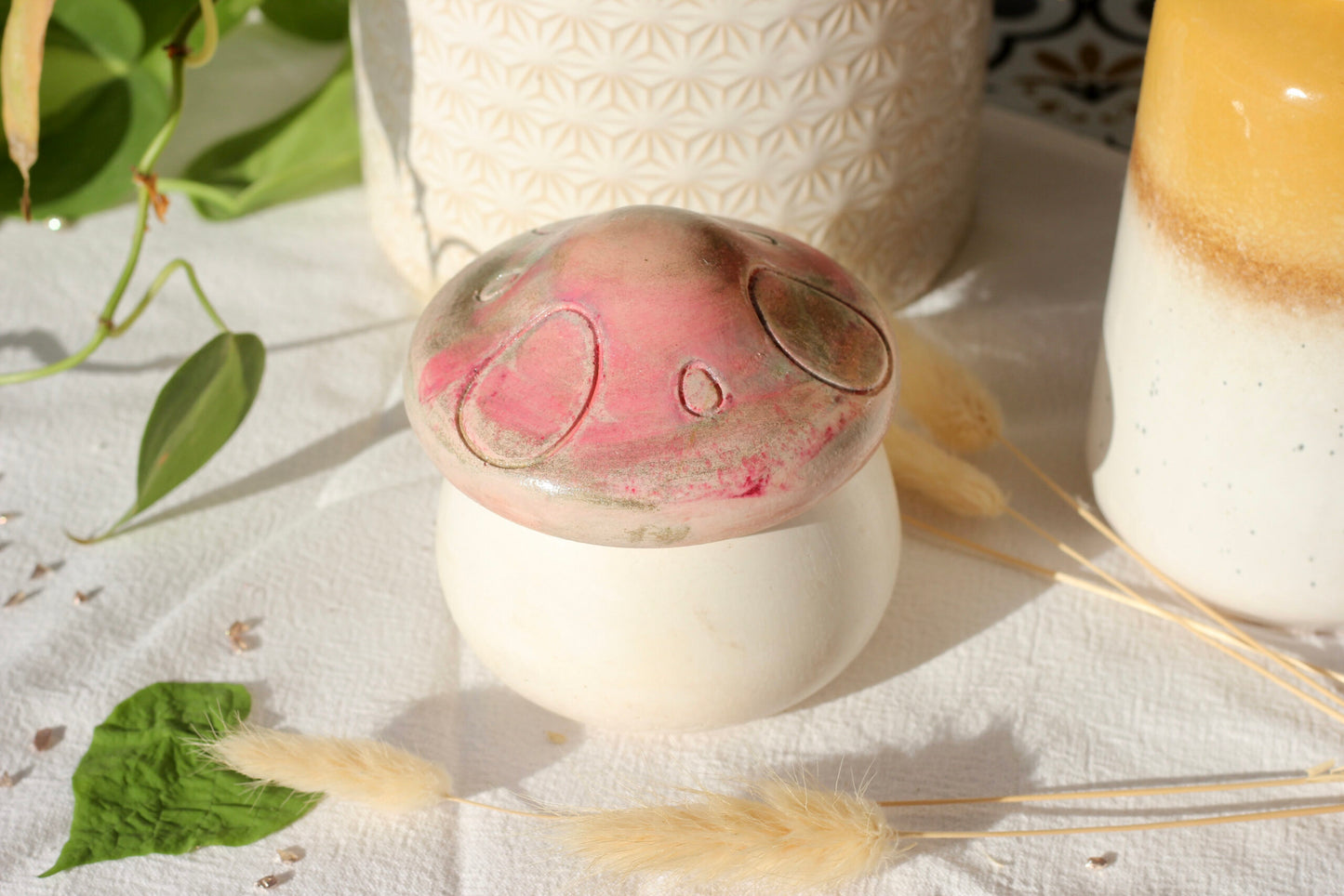 Bougie Champignon - Marron chaud