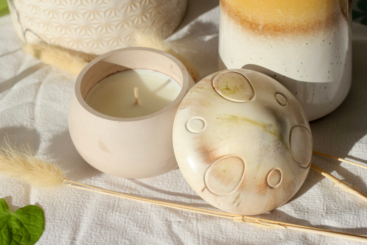 Bougie Champignon - Marron chaud