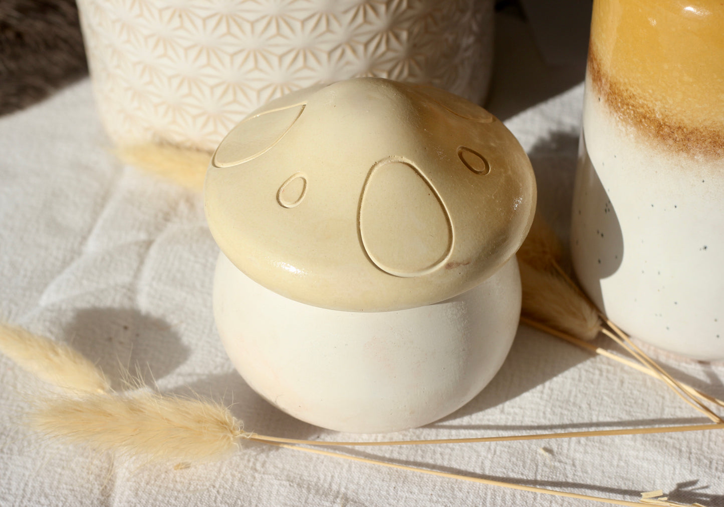 Bougie Champignon - Citrouille givrée