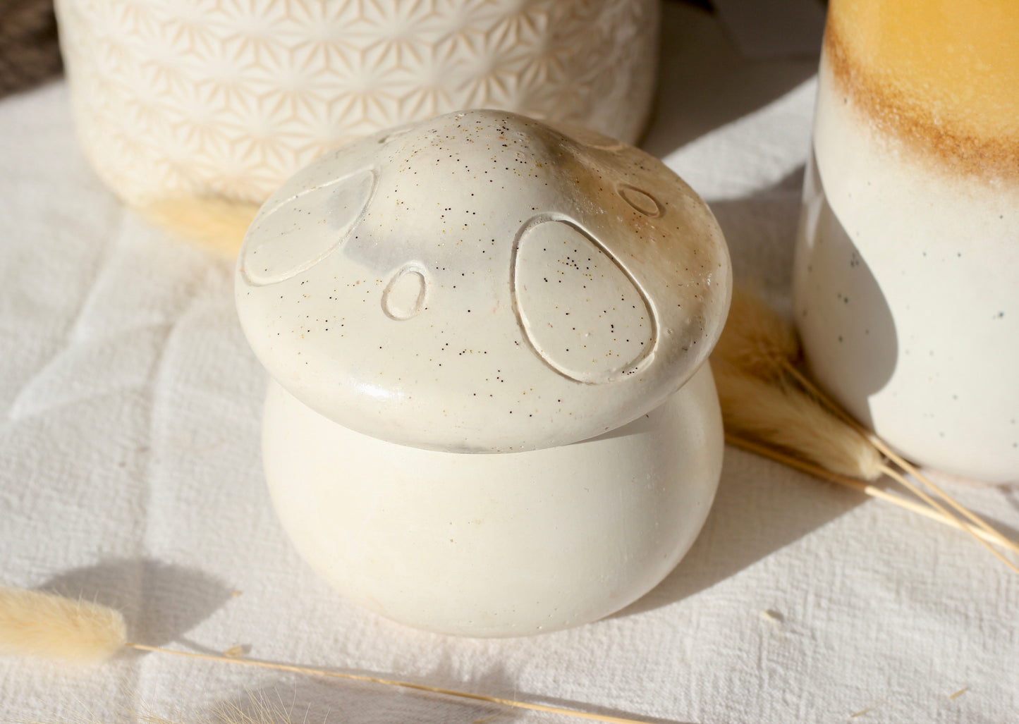 Bougie Champignon - Citrouille givrée