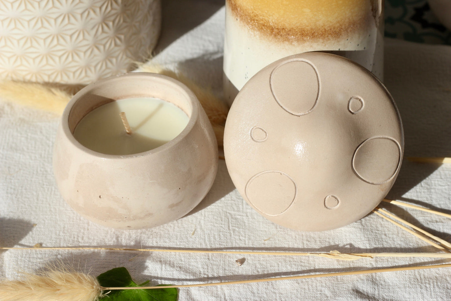 Bougie Champignon - Citrouille givrée